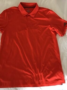 adidas Men’s Bright Coral Golf Polo